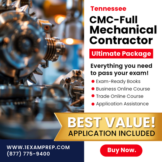 Tennessee CMC-Full Mechanical Ultimate Exam Prep Rental Package (Prov)