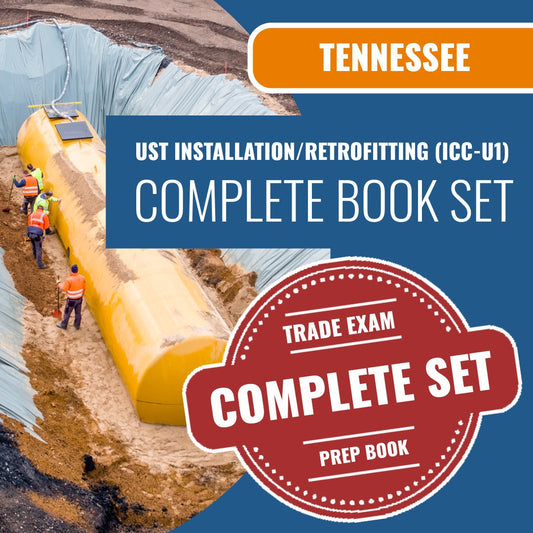 Tennessee UST Installation/Retrofitting - (ICC - U1) Exam Book Package