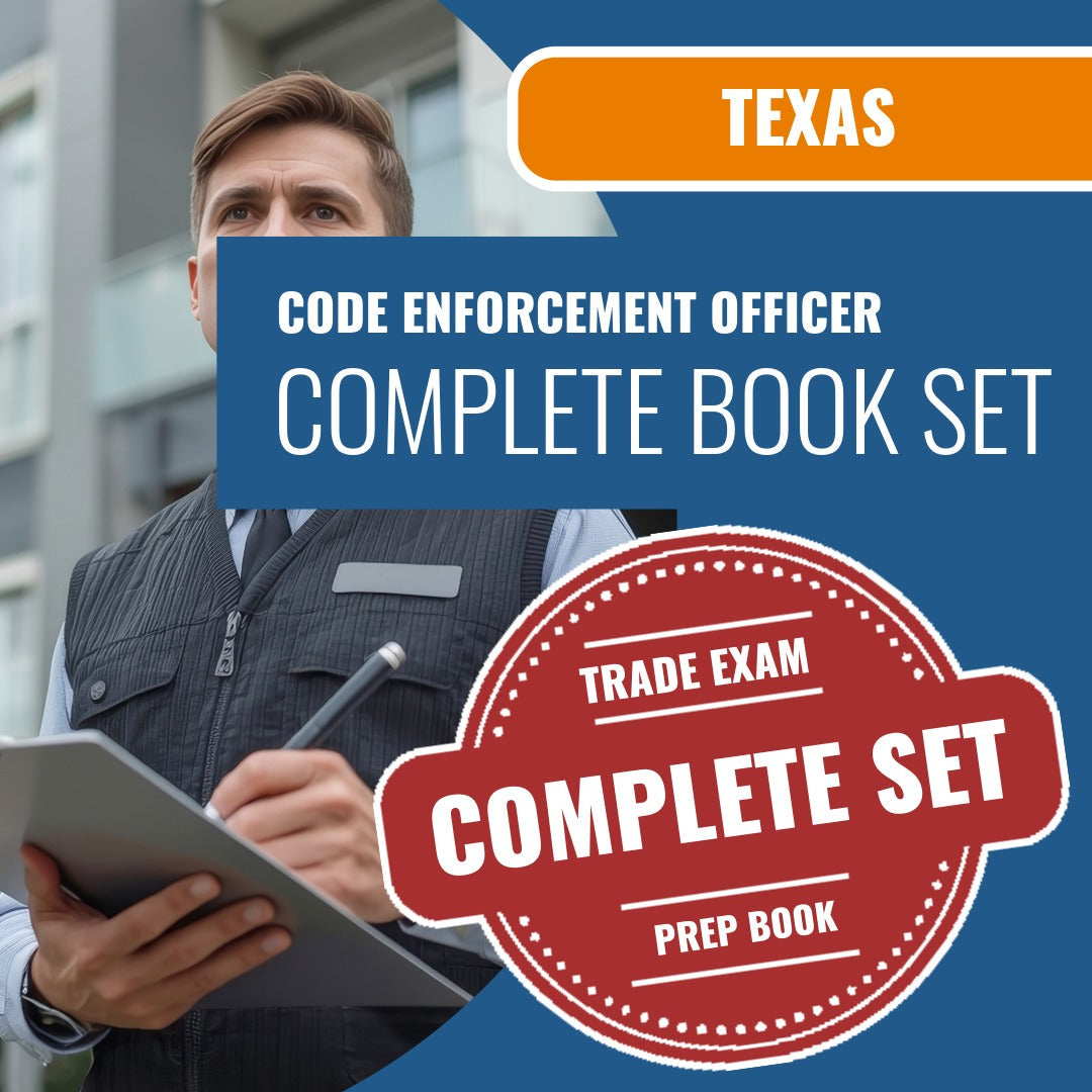 Texas Code Enforcement Officer (ICC - CE-O) Exam Book Package