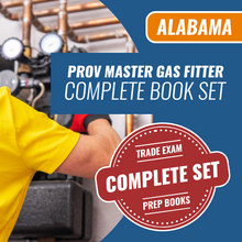 Load image into Gallery viewer, Contractor Exam Preps - Alabama Prov Master Plumber Complete Book Set. Trade Exam Complete Set Prep Books. We are the exam pros for all your trades licensing needs.

