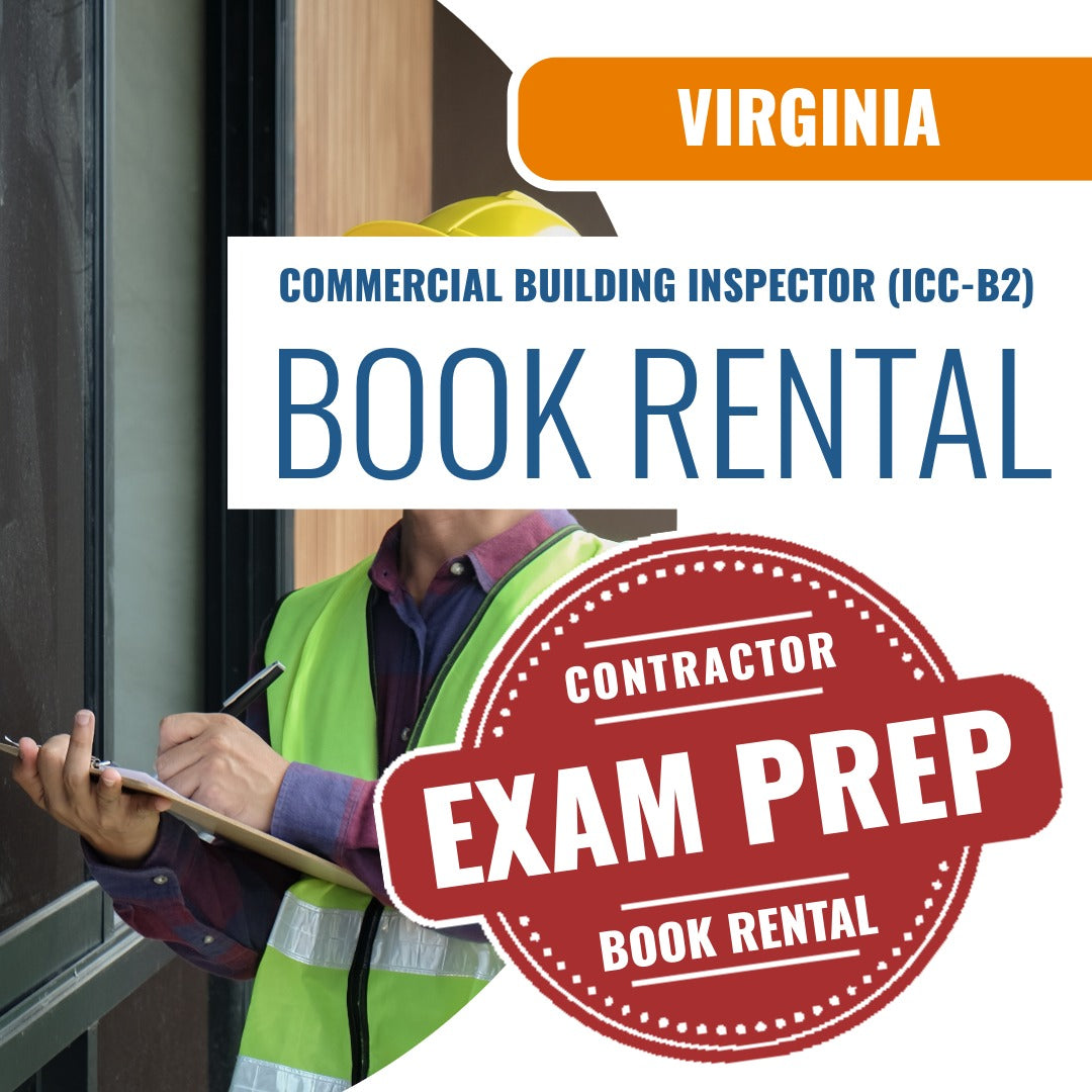 Virginia Commercial Building Inspector (ICC - B2) - Books & Courses Rental Package