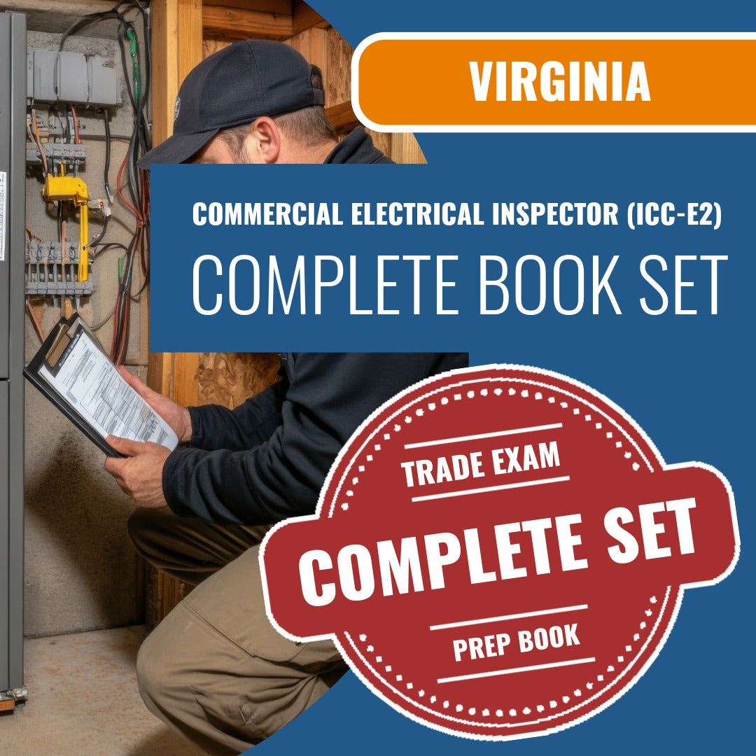 Virginia Commercial Electrical Inspector - (ICC - E2) Exam Book Package