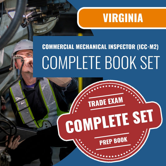 Virginia Commercial Mechanical Inspector (ICC - M2) Exam Book Package
