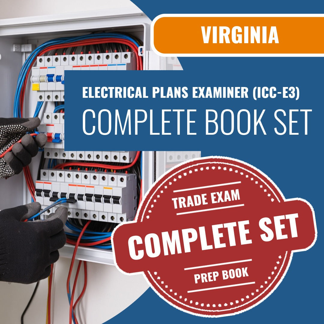 Virginia Electrical Plans Examiner - (ICC - E3) Exam Book Package