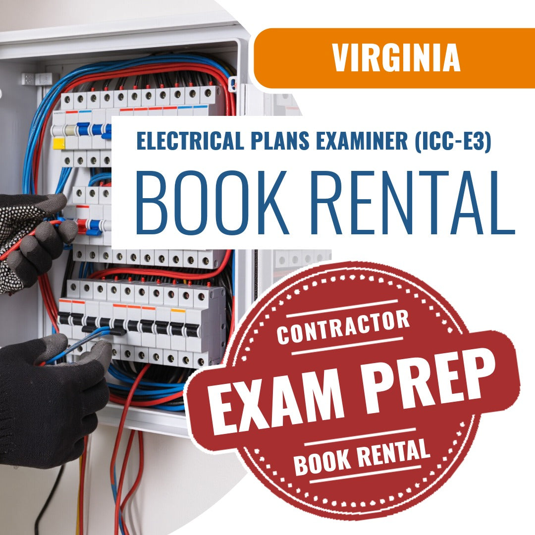 Virginia Electrical Plans Examiner - (ICC - E3) - Books & Courses Rental Package