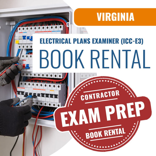 Virginia Electrical Plans Examiner - (ICC - E3) - Books & Courses Rental Package