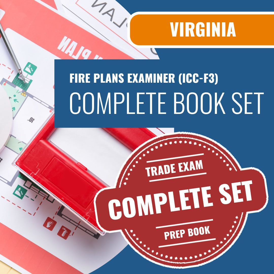 Virginia Fire Plans Examiner - (ICC - F3) Exam Book Package