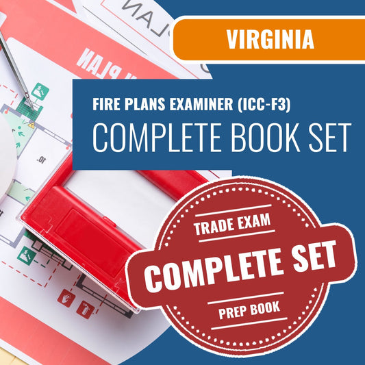 Virginia Fire Plans Examiner - (ICC - F3) Exam Book Package