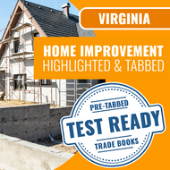 Virginia Home Improvement Contracting Book Package - Highlighted and Tabbed