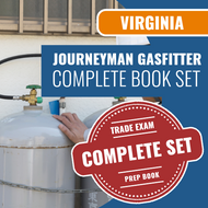 Virginia Journeyman Natural Gasfitter Exam Complete Book Package