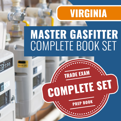 Virginia Master Natural Gasfitter Contractor Exam Complete Book Package