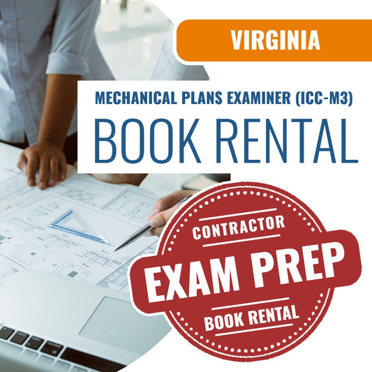 Virginia Mechanical Plans Examiner (ICC - M3) - Books & Courses Rental Package
