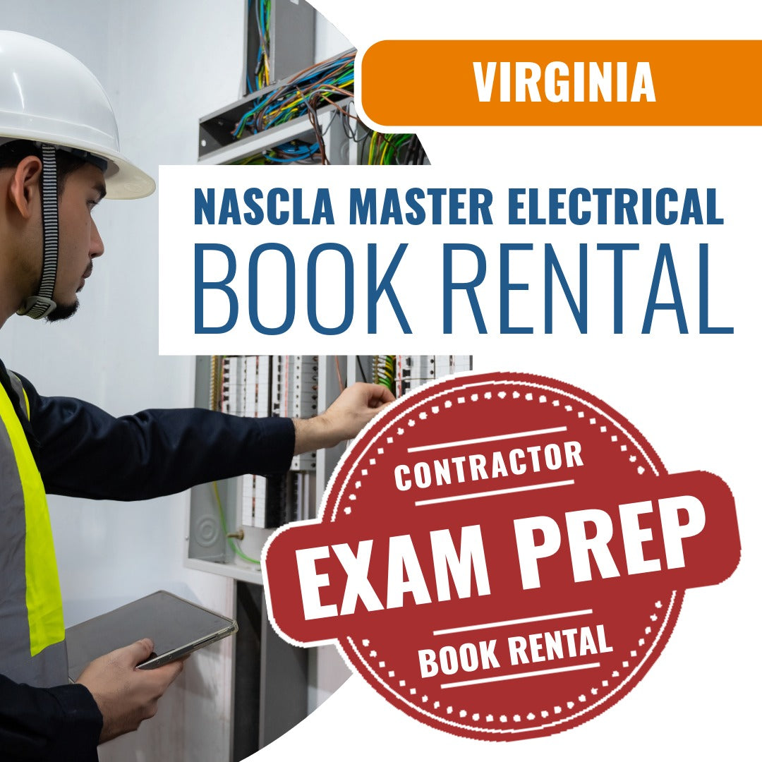 Virginia NASCLA Master Electrical Contractor - Books & Courses Rental Package