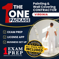 The 1 Package: All-Inclusive Virginia Painting and Wallcovering Contractor Exam, Licensing & Business Setup Solution