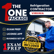 The 1 Package: All-Inclusive Virginia Refrigeration Contractor Exam, Licensing & Business Setup Solution
