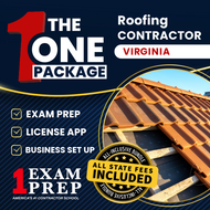 The 1 Package: All-Inclusive Virginia Roofing Contractor Exam, Licensing & Business Setup Solution