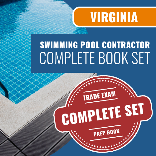 New Virginia Swimming Pool Construction Contractor Exam Book Package