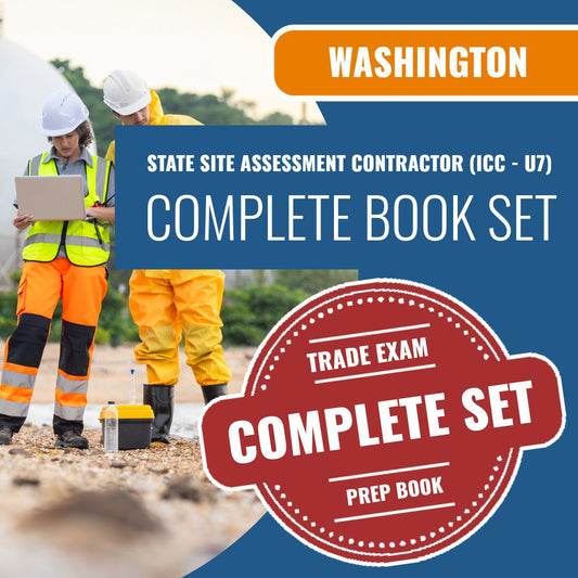 Washington State Site Assessment Contractor (ICC - U7) Exam Book Package