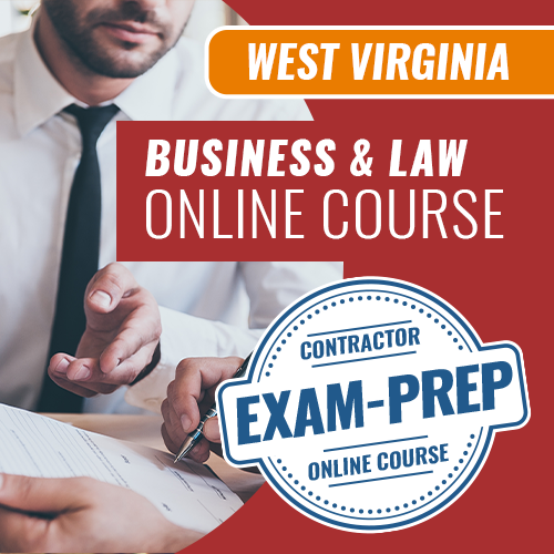 West Virginia Contractor Licensing Act- Online Exam Prep Course (Prov)