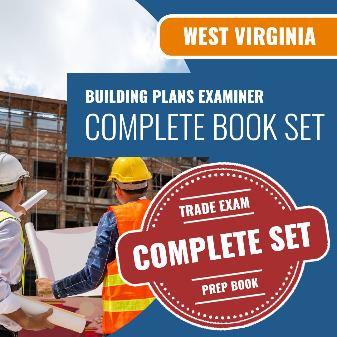 West Virginia Building Plans Examiner (ICC - B3) Exam Book Package