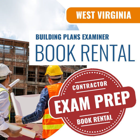 West Virginia Building Plans Examiner (ICC - B3) - Books & Courses Rental Package