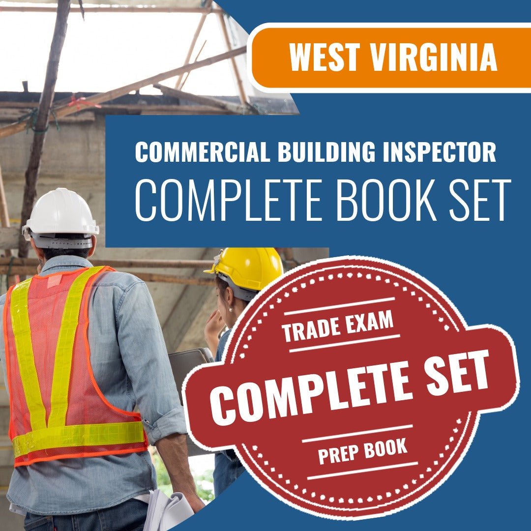 West Virginia Commercial Building Inspector (ICC - B2) Exam Book Package