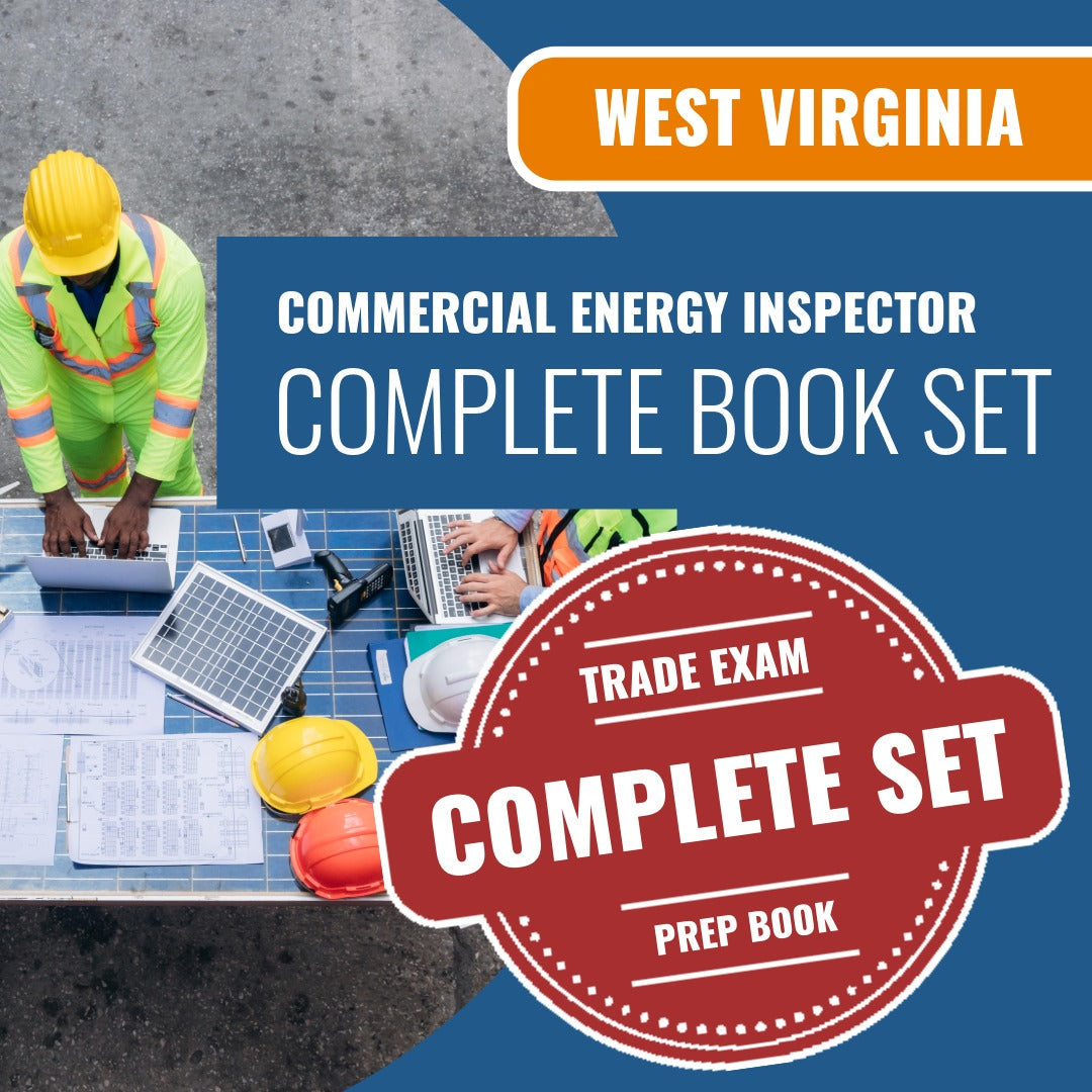 West Virginia Commercial Energy Inspector (ICC - 77) Exam Book Package