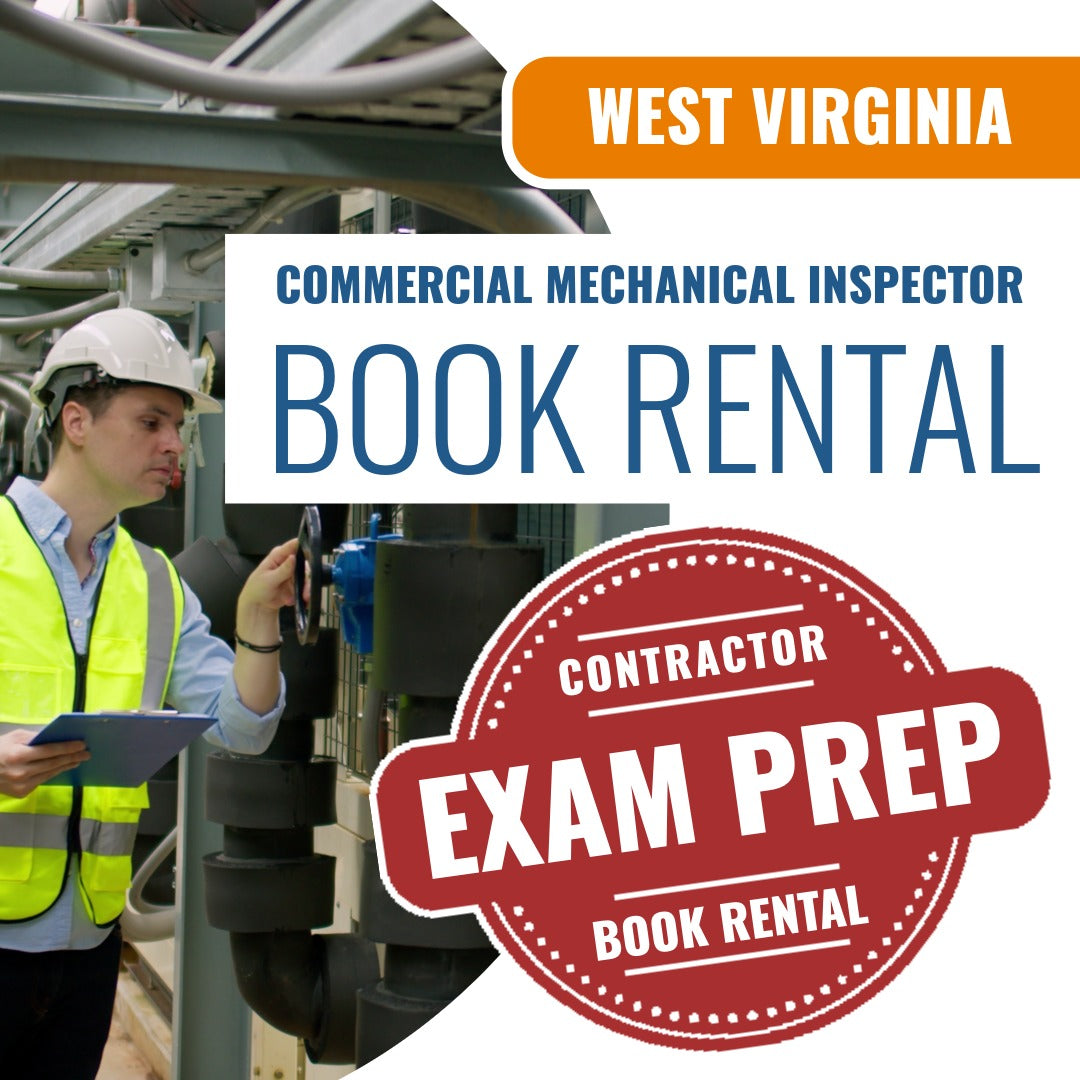 West Virginia Commercial Mechanical Inspector (ICC - M2) - Books & Courses Rental Package
