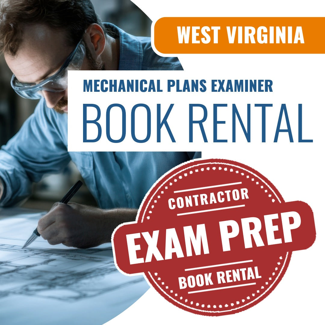 West Virginia Mechanical Plans Examiner (ICC - M3) - Books & Courses Rental Package