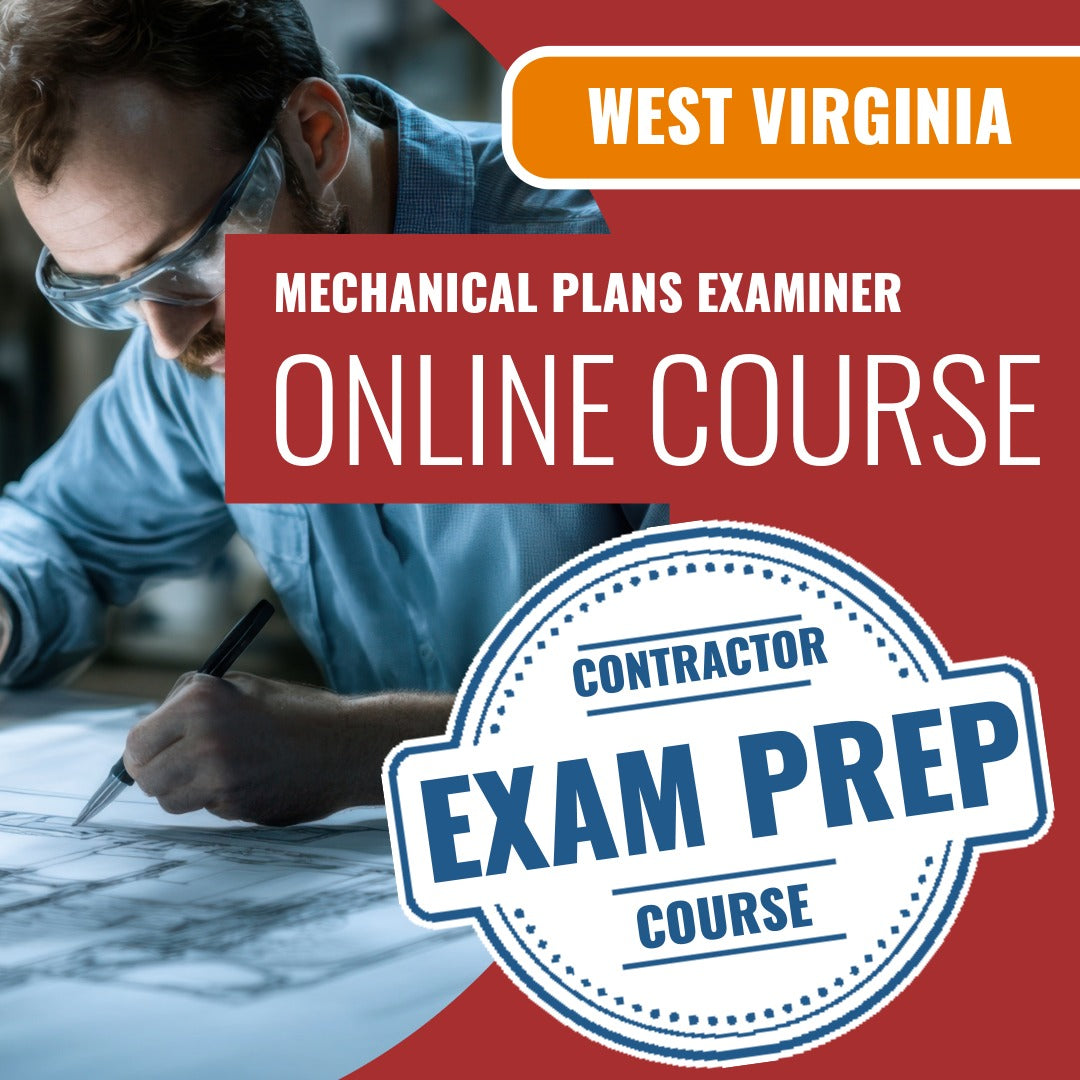 West Virginia Mechanical Plans Examiner (ICC - M3) - Online Exam Prep