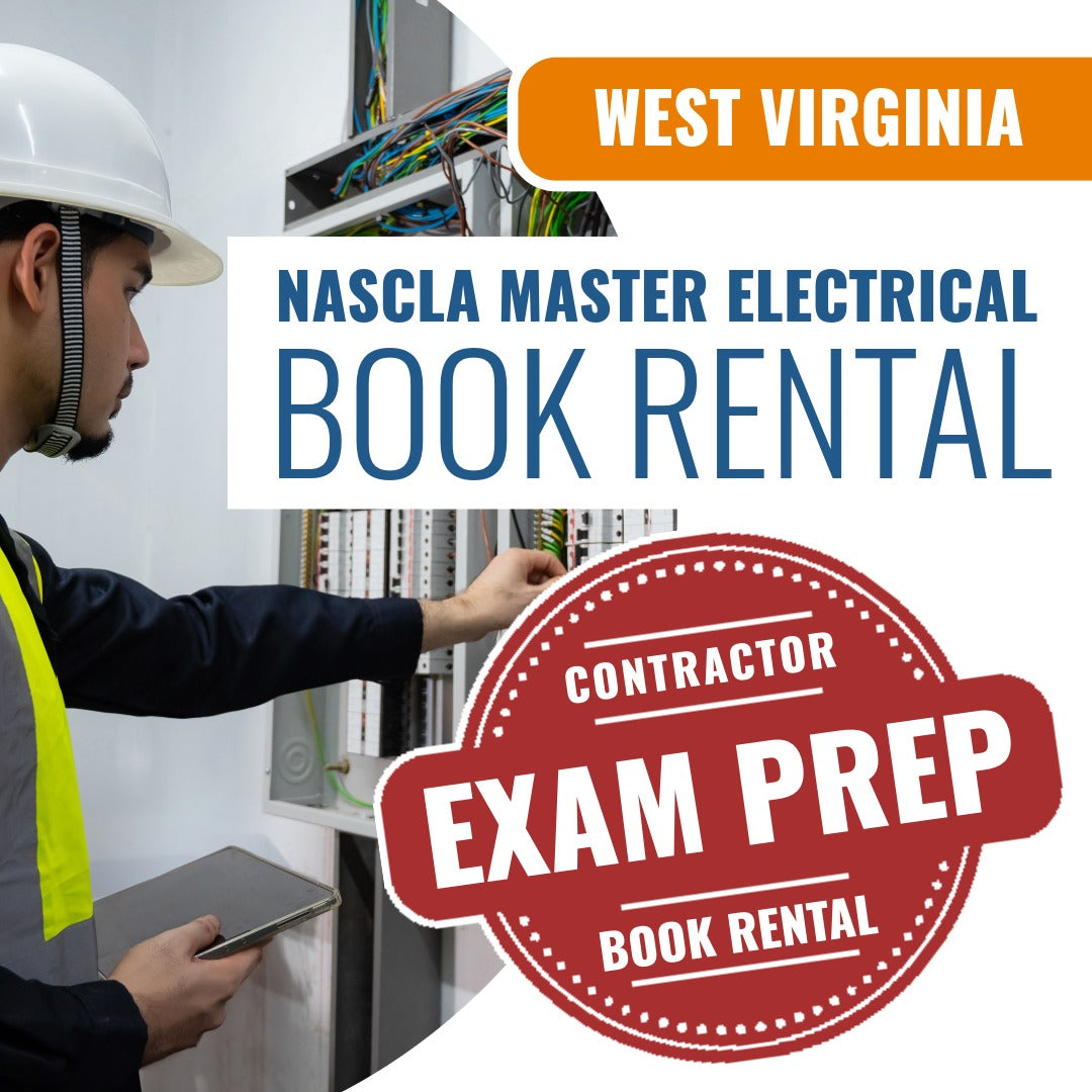 West Virginia NASCLA Master Electrical Contractor - Books & Courses Rental Package