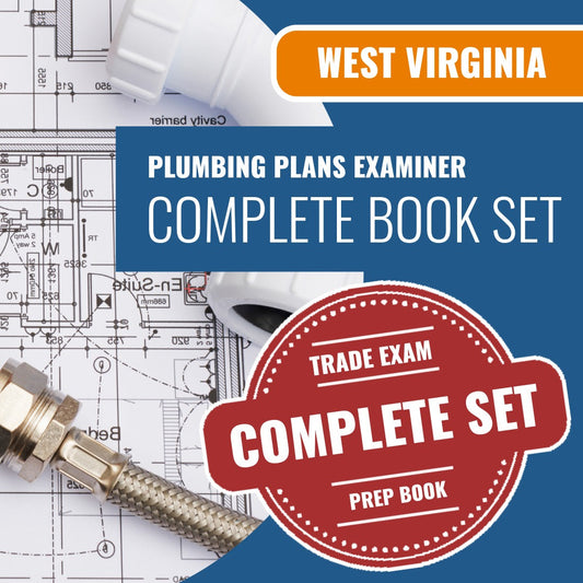 West Virginia Plumbing Plans Examiner (ICC - P3) Exam Book Package