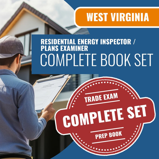 West Virginia Residential Energy Inspector / Plans Examiner (ICC - 79) Exam Book Package