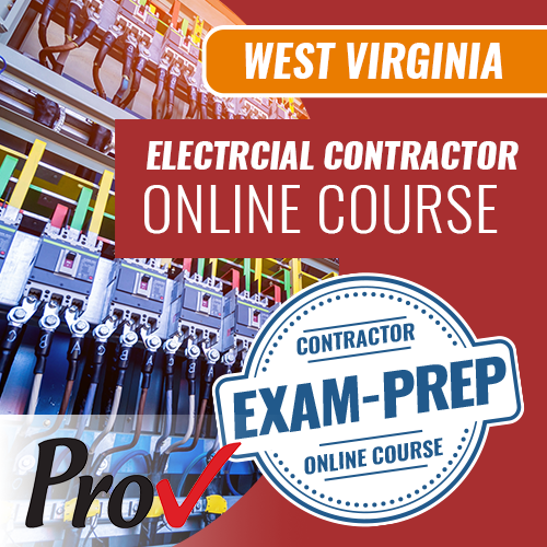 West Virginia Electrical Contractor Exam - Online Exam Prep Course (Prov)