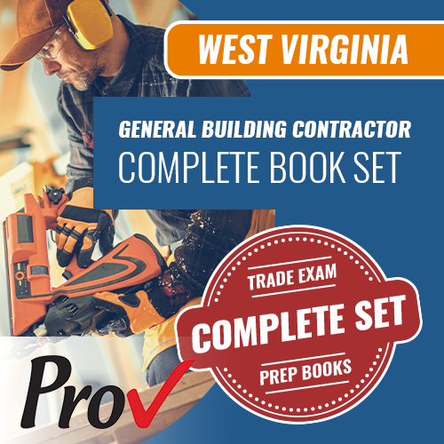 West Virginia General Building Contractor Exam Book Package (Prov)