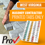 West Virginia Multi-Family Contractor Exam; Pre-Printed Tabs (Prov)