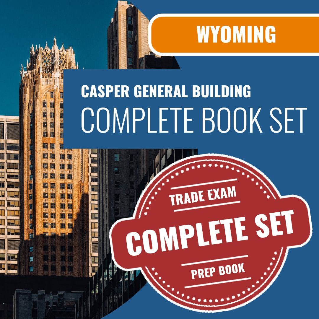 Casper Wyoming General Building Contractor (B) (ICC - G12-N) - Exam Book Package