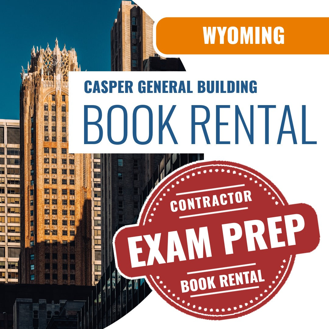 Casper Wyoming General Building Contractor (B) (ICC - G12-N) - Books & Courses Rental Package