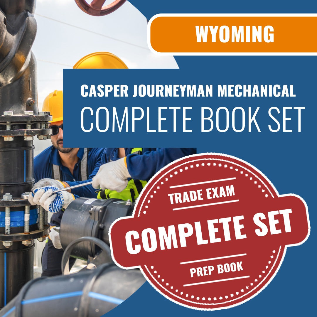 Casper Wyoming Journeyman Mechanical (ICC - G31-N) - Exam Book Package