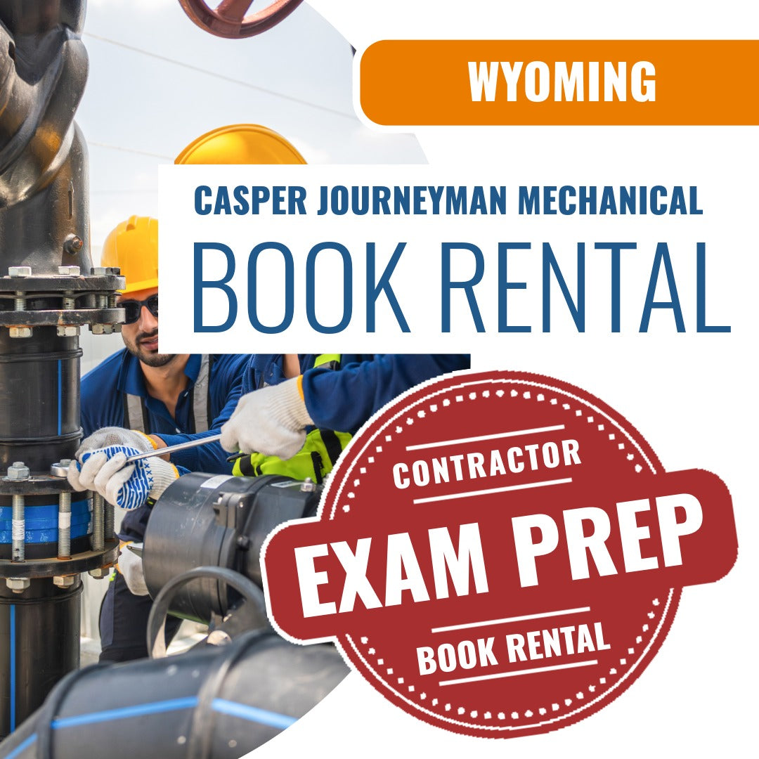 Casper Wyoming Journeyman Mechanical (ICC - G31-N) - Books & Courses Rental Package