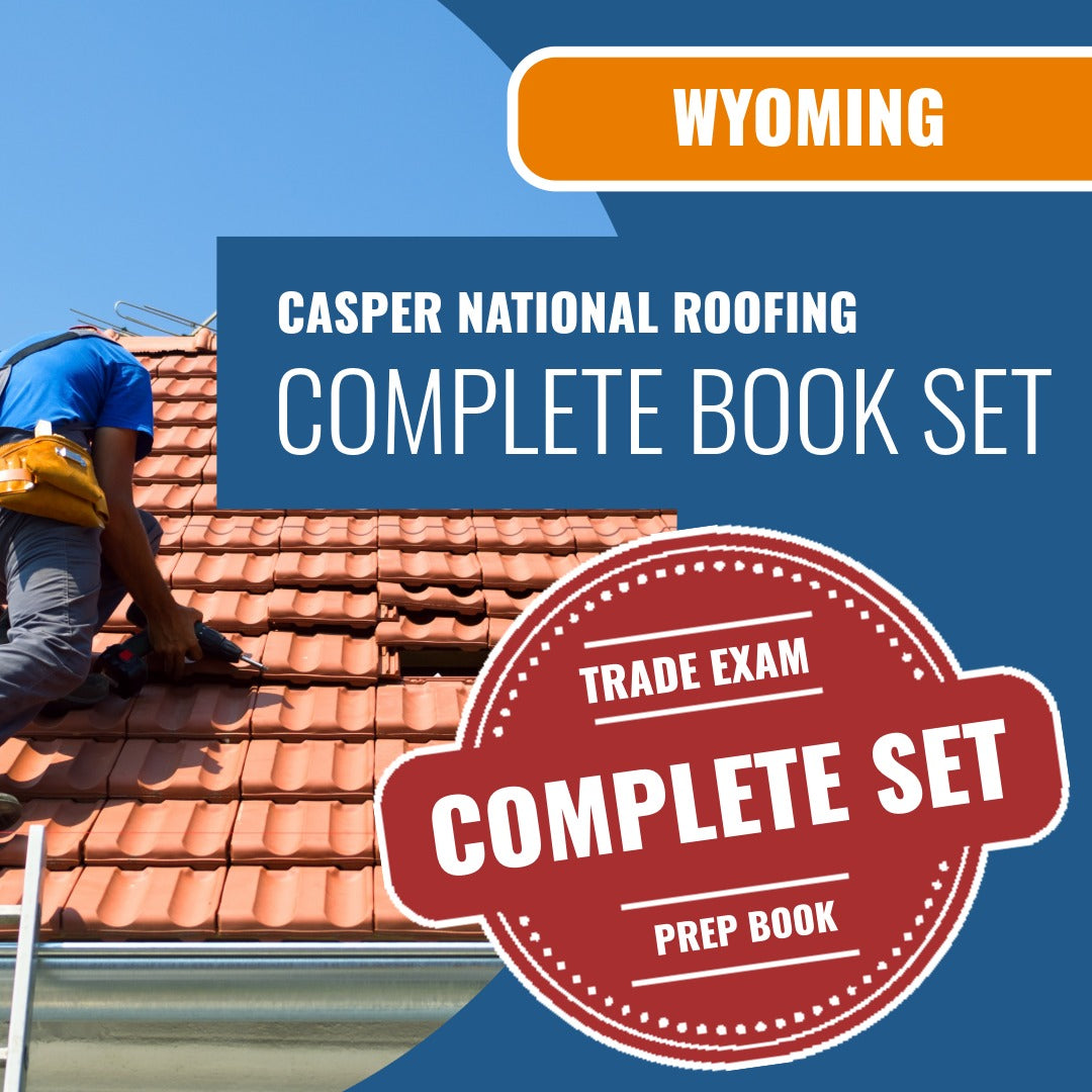 Casper Wyoming National Roofing Contractor / Subcontractor (ICC - G14-N) - Exam Book Package