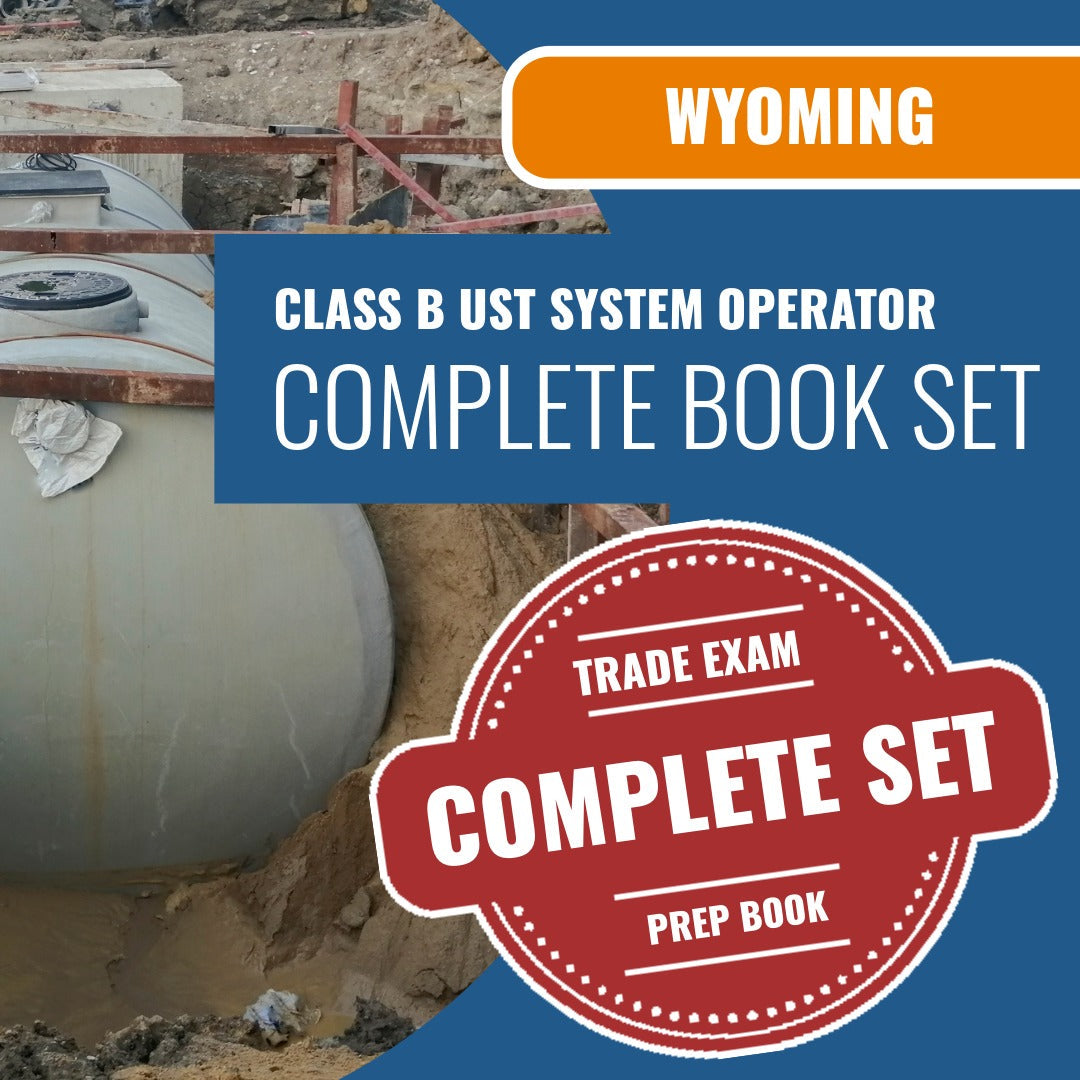 Wyoming Class B UST System Operator (ICC - BU) - Exam Book Package