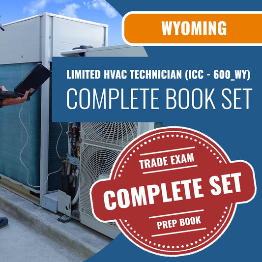 Wyoming Limited HVAC Technician (ICC - 600_WY) Exam Book Package