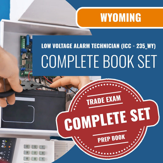 Wyoming Low Voltage Alarm Technician (ICC - 235_WY) Exam Book Package