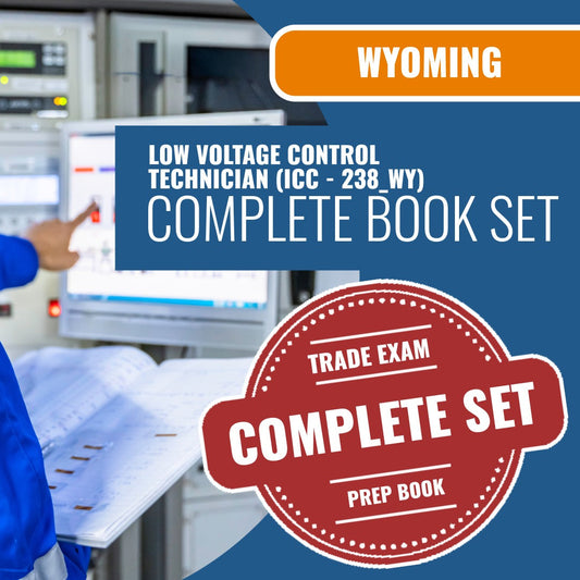 Wyoming Low Voltage Control Technician (ICC - 238_WY) Exam Book Package