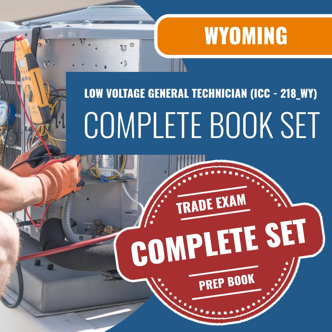 Wyoming Low Voltage General Technician (ICC - 218_WY) Exam Book Package