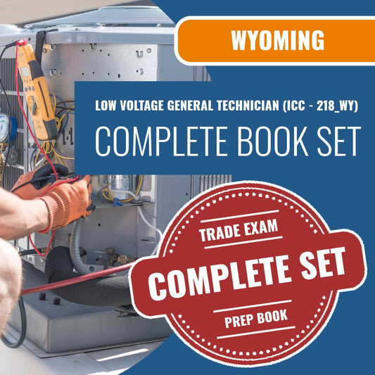 Wyoming Low Voltage General Technician (ICC - 218_WY) Exam Book Package