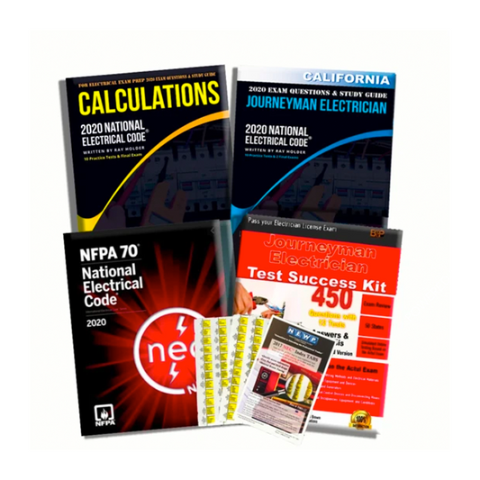California 2020 Complete Journeyman Electrician Exam Prep Package