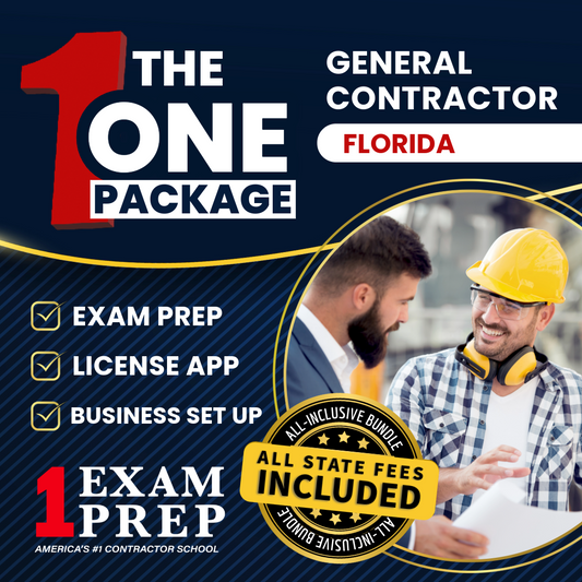 The 1 Package: All-Inclusive Florida General Contractor Exam, Licensing & Business Setup Solution