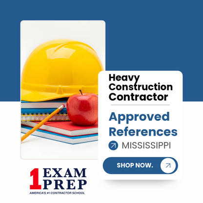 Mississippi Heavy Construction Contractor Exam Approved References